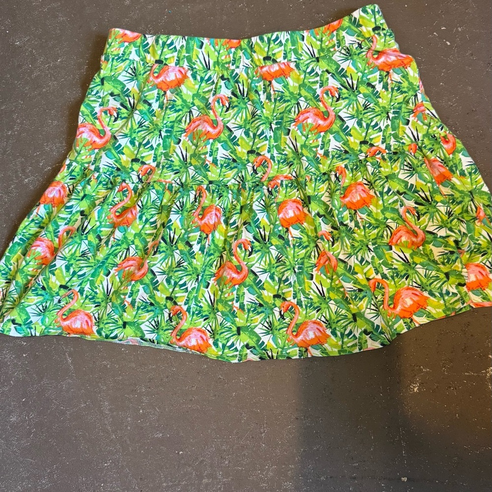 Girls flamingo skort